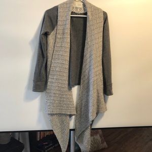 Anthropologie grey cardigan